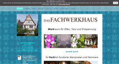 Desktop Screenshot of dasfachwerkhaus.com